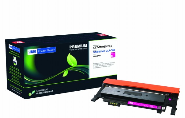 MSE Premium Farb-Toner für Samsung CLP-360 Magenta - kompatibel mit CLT-M406S/ELS