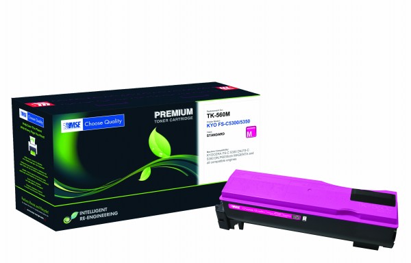 MSE Premium Farb-Toner für Kyocera FS-C5300/5350 Magenta - kompatibel mit TK-560M