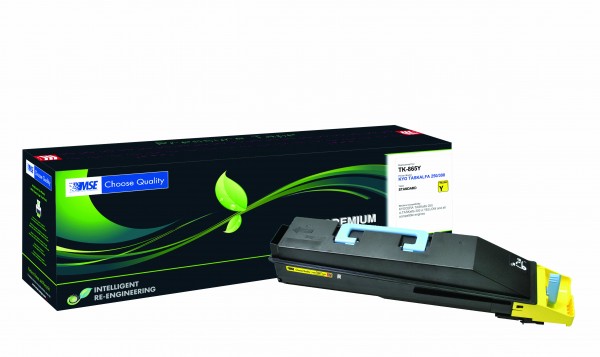 MSE Premium Farb-Toner für Kyocera TASKalfa 250/300CI Yellow - kompatibel mit TK-865Y