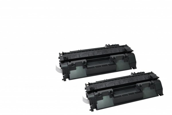 MSE Premium Toner für HP LaserJet P2035/P2055 (05A) Twin Pack - kompatibel mit CE505AD