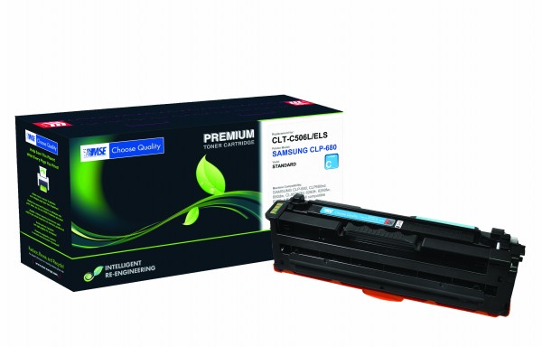 MSE Premium Farb-Toner für Samsung CLP-680 Cyan High Yield - kompatibel mit CLT-C506L/ELS