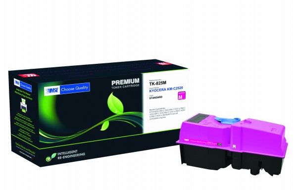 MSE Premium Farb-Toner für Kyocera KM-C2520 Magenta - kompatibel mit TK-825M