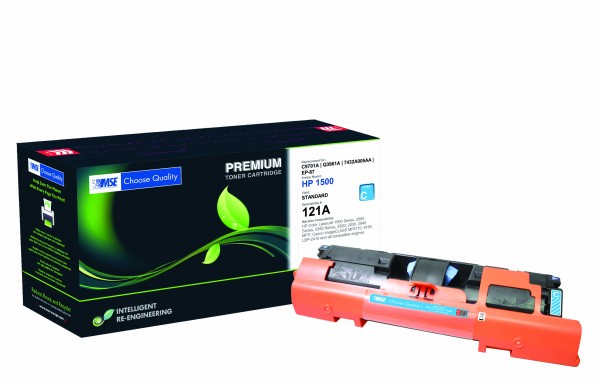 MSE Premium Farb-Toner für HP Color LaserJet 1500/2500/2550/2800 Cyan High Yield - kompatibel mit C9