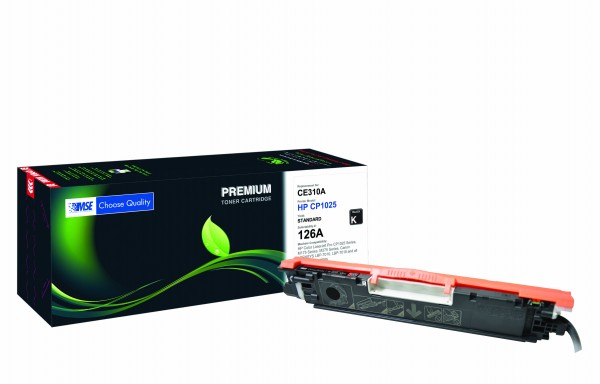 MSE Premium Farb-Toner für HP Color LaserJet CP1025 (126A) Black - kompatibel mit CE310A