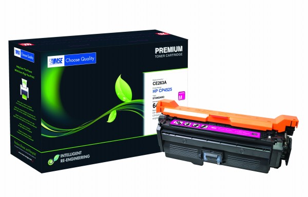 MSE Premium Farb-Toner für HP Color LaserJet CP4025 (648A) Magenta - kompatibel mit CE263A