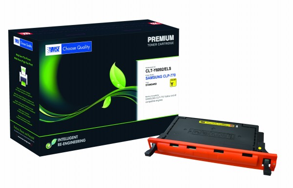 MSE Premium Farb-Toner für Samsung CLP-770 Yellow - kompatibel mit CLT-Y6092S/ELS