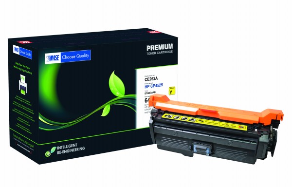 MSE Premium Farb-Toner für HP Color LaserJet CP4025 (648A) Yellow - kompatibel mit CE262A