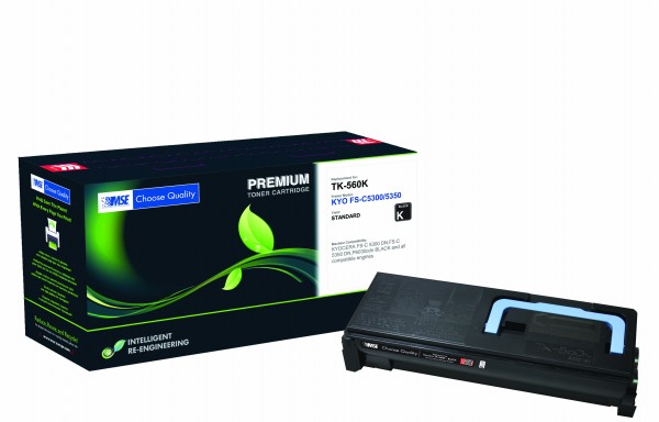 MSE Premium Farb-Toner für Kyocera FS-C5300/5350 Black - kompatibel mit TK-560K