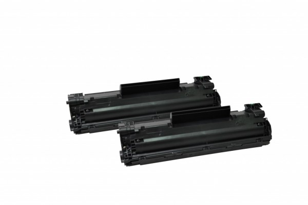 MSE Premium Toner für HP LaserJet P1005/P1006 (35A) Twin Pack - kompatibel mit CB435AD