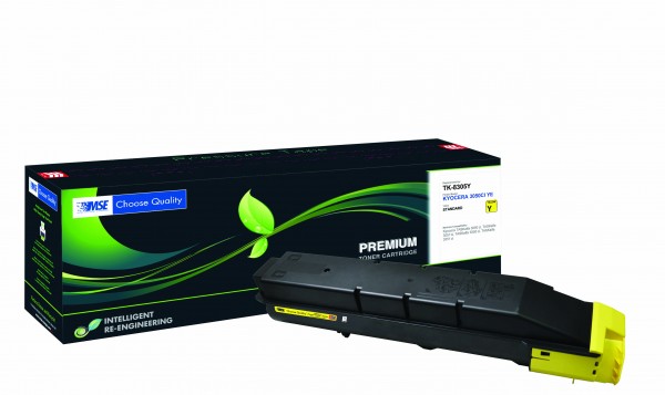 MSE Premium Farb-Toner für Kyocera TASKalfa 3050/3051/3550/3551 Yellow - kompatibel mit TK-8305Y