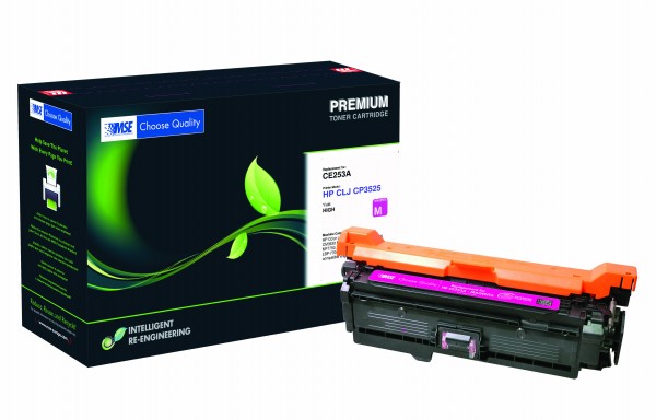 MSE Premium Farb-Toner für HP Color LaserJet 3525 Magenta XXL - kompatibel mit CE253A