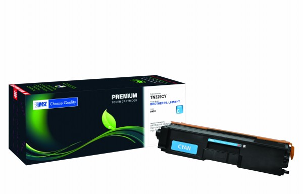 MSE Premium Farb-Toner für Brother HL-L8350 Cyan - kompatibel mit TN329C