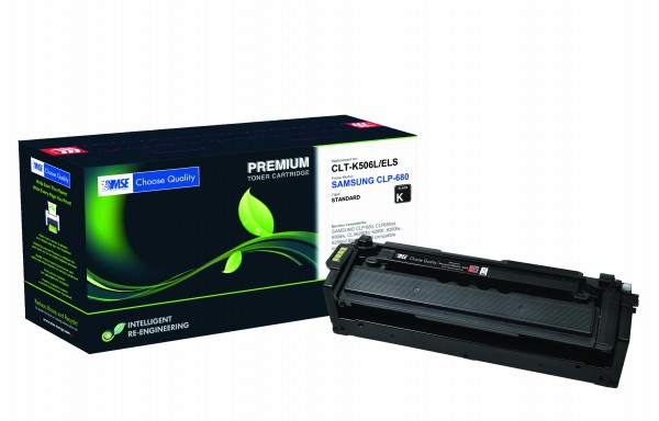 MSE Premium Farb-Toner für Samsung CLP-680 Black High Yield - kompatibel mit CLT-K506L/ELS
