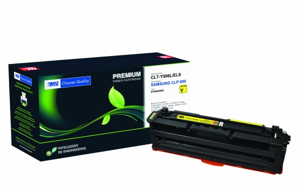 MSE Premium Farb-Toner für Samsung CLP-680 Yellow High Yield - kompatibel mit CLT-Y506L/ELS