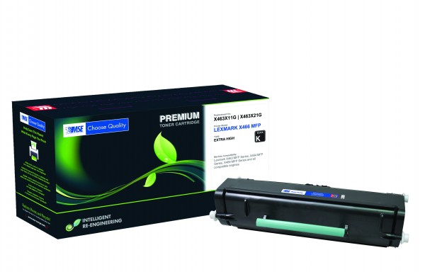 MSE Premium Toner für Lexmark X463 Extra High Yield - kompatibel mit X463X21G