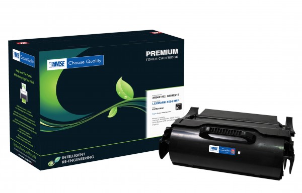 MSE Premium Toner für Lexmark X654 Extra High Yield - kompatibel mit X654X21E