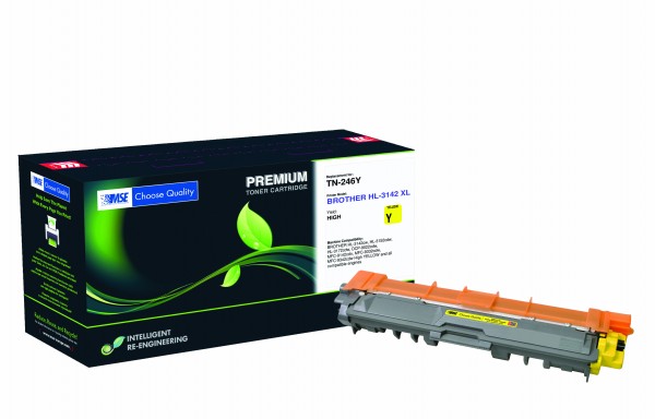 MSE Premium Farb-Toner für Brother HL-3142/3152/3172 Yellow - kompatibel mit TN246Y