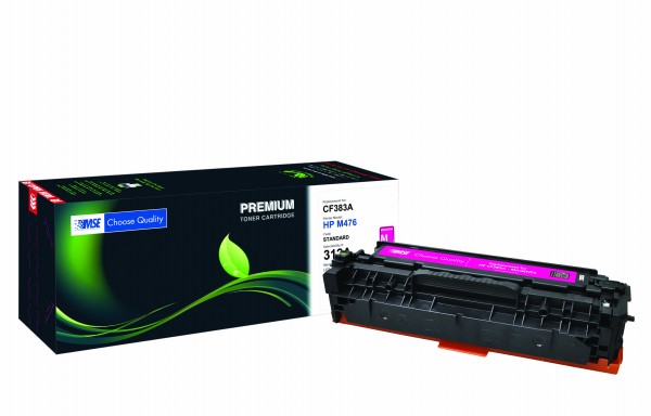 MSE Premium Farb-Toner für HP Color LaserJet M476 (312A) Magenta - kompatibel mit CF383A