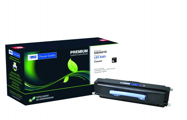 MSE Premium Toner für Lexmark X203 - kompatibel mit X203A21G