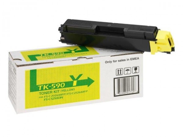 Original Toner Kyocera 1T02KVANL0 / TK-590Y