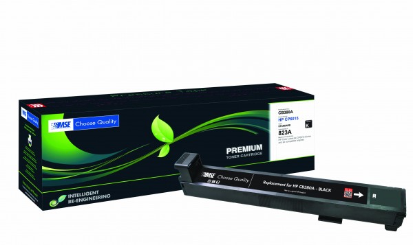 MSE Premium Farb-Toner für HP Color LaserJet CP6015 (823A) Black - kompatibel mit CB380A