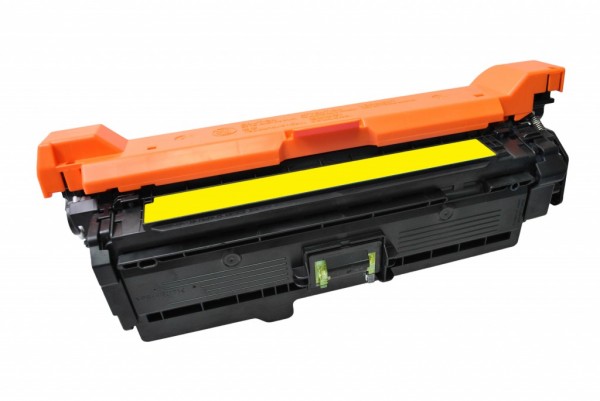 MSE Premium Farb-Toner für HP Color LaserJet CP3525 (504A) Yellow - kompatibel mit CE252A