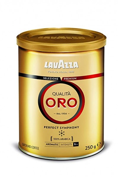 Eine Dose Lavazza Qualità oro Perfect Symphony Filterkaffee