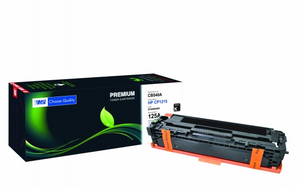 MSE Premium Farb-Toner für HP Color LaserJet CP1215/CP1515 (125A) Black - kompatibel mit CB540A