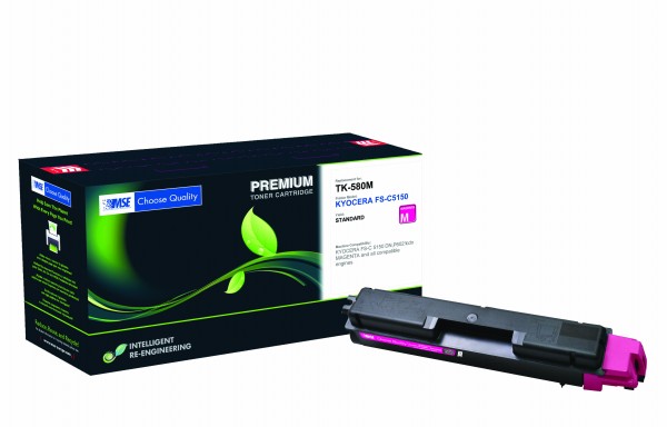 MSE Premium Farb-Toner für Kyocera FS-C5150 Magenta - kompatibel mit TK-580M