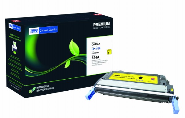 MSE Premium Farb-Toner für HP Color LaserJet 4730 (644A) Yellow - kompatibel mit Q6462A