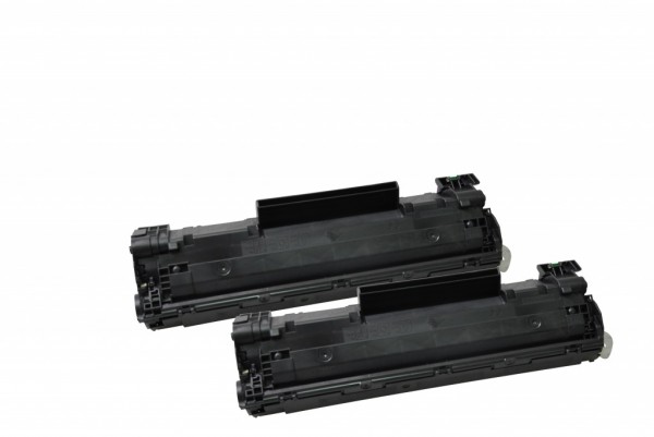 MSE Premium Toner für HP LaserJet P1505 (36A) Twin Pack - kompatibel mit CB436AD