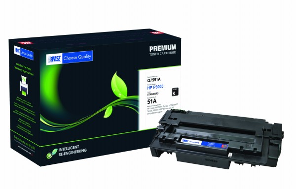 MSE Premium Toner für HP LaserJet P3005 (51A) - kompatibel mit Q7551A