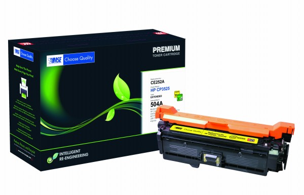 MSE Premium Farb-Toner für HP Color LaserJet 3525 Yellow XXL - kompatibel mit CE252A-XXL