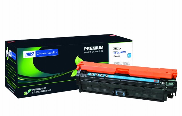 MSE Premium Farb-Toner für HP Color LaserJet M775 (651A) Cyan - kompatibel mit CE341A