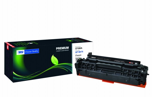MSE Premium Farb-Toner für HP Color LaserJet M476 (312A) Black - kompatibel mit CF380A