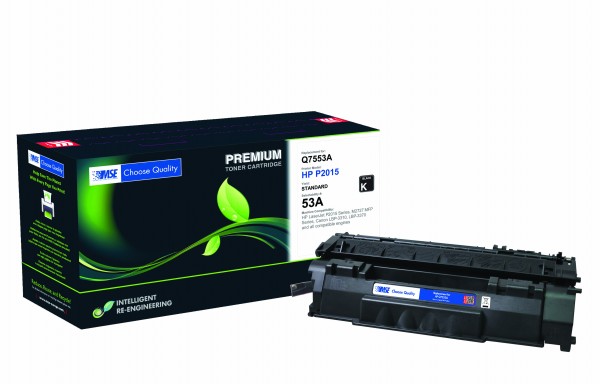 MSE Premium Toner für HP LaserJet P2015 (53A) - kompatibel mit Q7553A