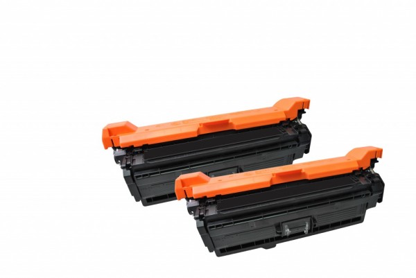 MSE Premium Farb-Toner für HP Color LaserJet CP3525 (504X) Black High Yield Twin Pack - kompatibel m