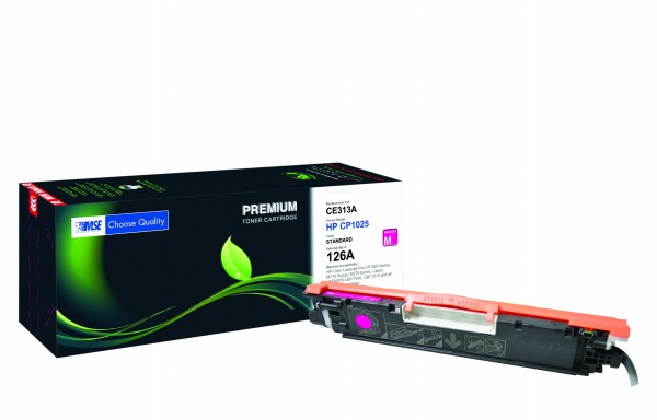MSE Premium Farb-Toner für HP Color LaserJet CP1025 (126A) Magenta - kompatibel mit CE313A