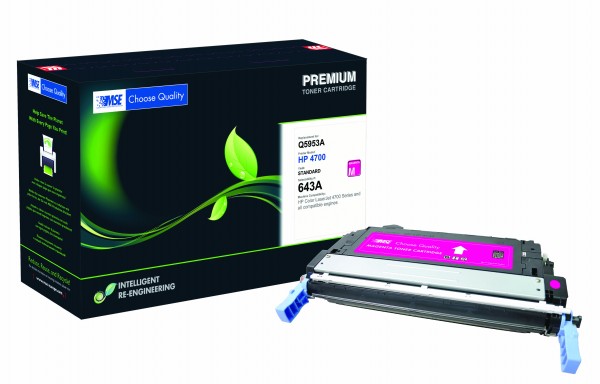 MSE Premium Farb-Toner für HP Color LaserJet 4700 (643A) Magenta - kompatibel mit Q5953A