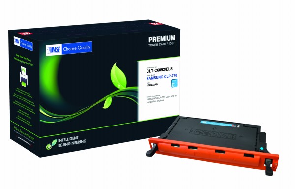 MSE Premium Farb-Toner für Samsung CLP-770 Cyan - kompatibel mit CLT-C6092S/ELS