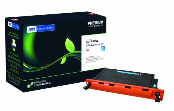 MSE Premium Farb-Toner für Samsung CLP-620/670 Cyan High Yield - kompatibel mit CLT-C5082L/ELS