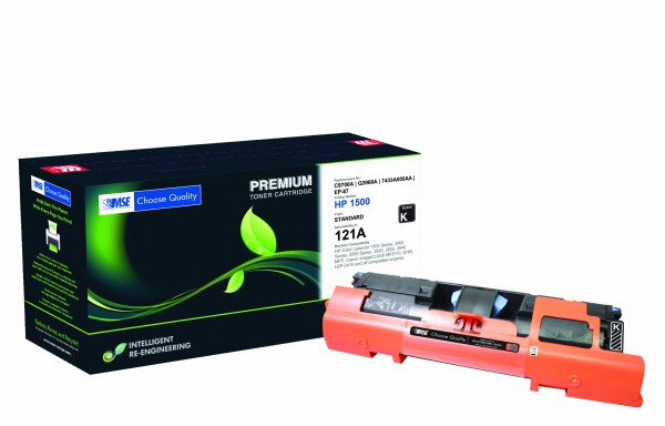 MSE Premium Farb-Toner für HP Color LaserJet 1500/2500/2550/2800 Black High Yield - kompatibel mit C