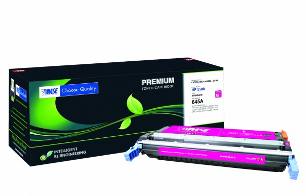 MSE Premium Farb-Toner für HP Color LaserJet 5500 (645A) Magenta - kompatibel mit C9733A