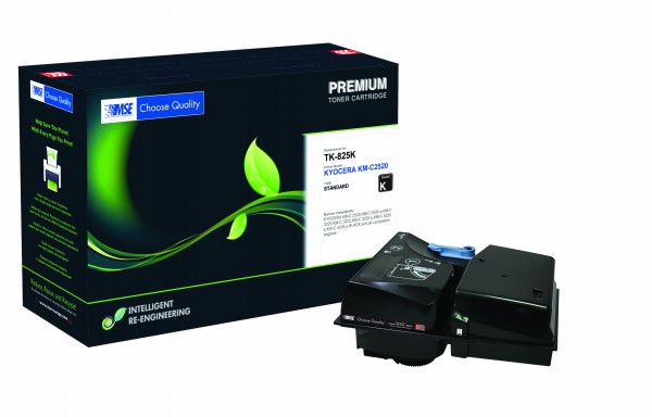 MSE Premium Farb-Toner für Kyocera KM-C2520 Black - kompatibel mit TK-825K