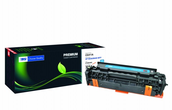 MSE Premium Farb-Toner für HP Color LaserJet M451 (305A) Cyan - kompatibel mit CE411A