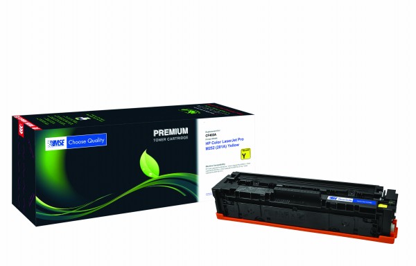 MSE Premium Farb-Toner für HP Color LaserJet Pro M252 (201A) Yellow - kompatibel mit CF402A