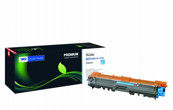 MSE Premium Farb-Toner für Brother HL-3142/3152/3172 Cyan - kompatibel mit TN242C