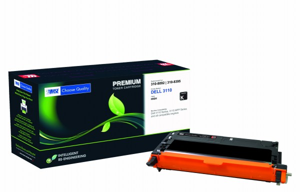 MSE Premium Farb-Toner für Dell 3130 Black High Yield - kompatibel mit 593-10289
