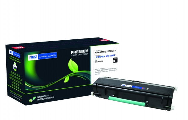 MSE Premium Toner für Lexmark X264/X364 - kompatibel mit X264A21G