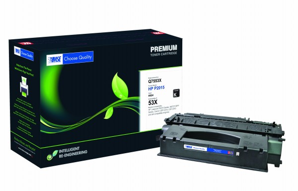 MSE Premium Toner für HP LaserJet P2015 (53X) High Yield - kompatibel mit Q7553X